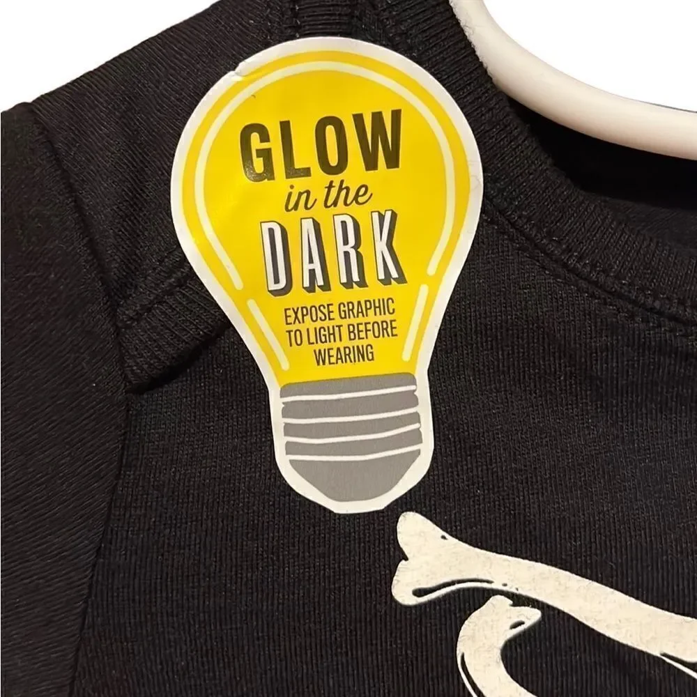 Children's Place Halloween Glow-in-the-Dark Graphic Onesie *Free Gift Included*
